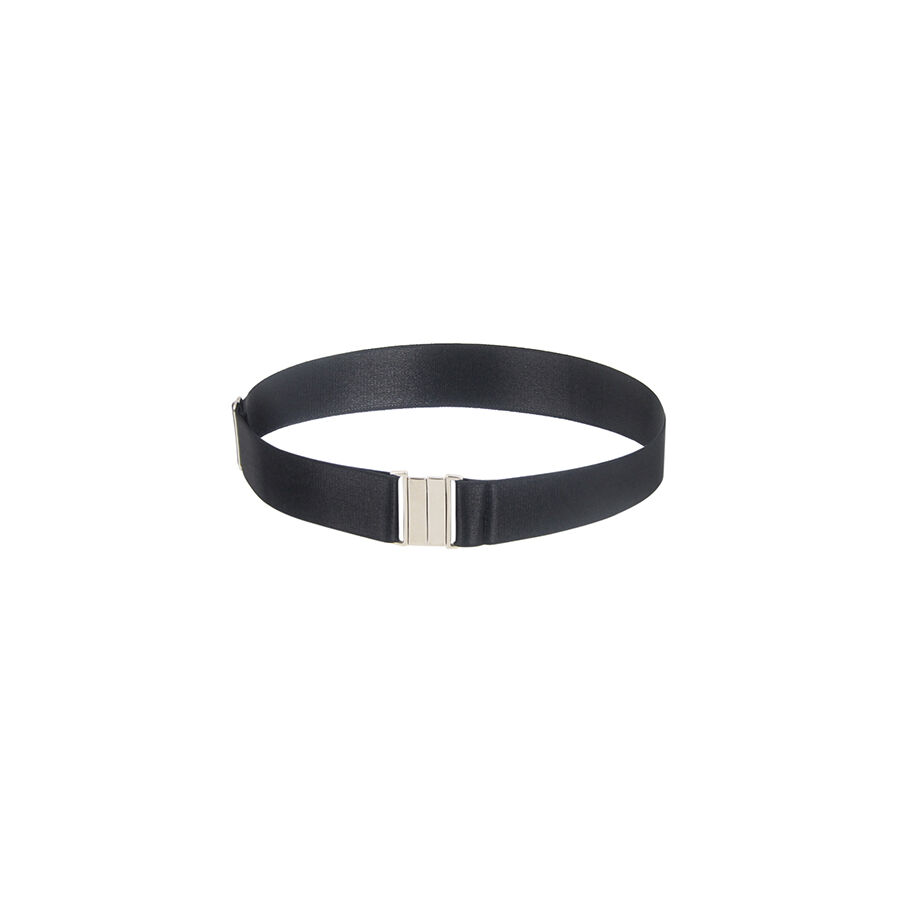 Boucles de jambe réglables en cuir noir — SUBBLIME ACCESORIES