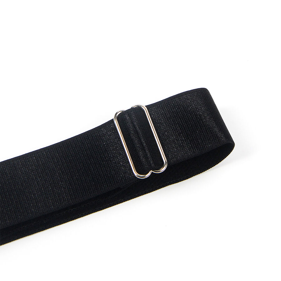 Boucles de jambe réglables en cuir noir — SUBBLIME ACCESORIES