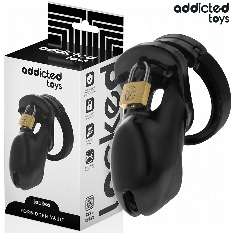 Cage de chasteté ajustable verrouillable — ADDICTED TOYS LOCKED