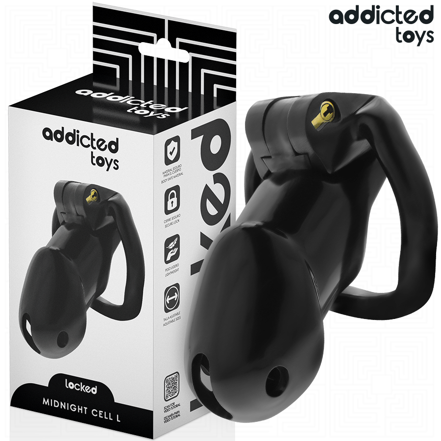 Cage de chasteté Mindnight Cell — ADDICTED TOYS LOCKED
