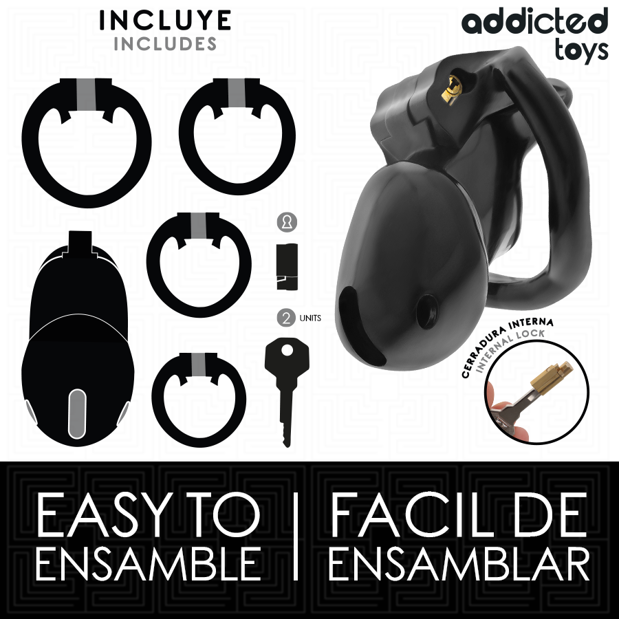 Cage de chasteté ajustable Mindnight Cell — ADDICTED TOYS LOCKED