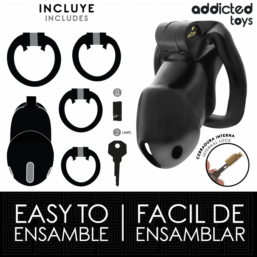 Cage à pénis de chasteté ajustable — ADDICTED TOYS LOCKED