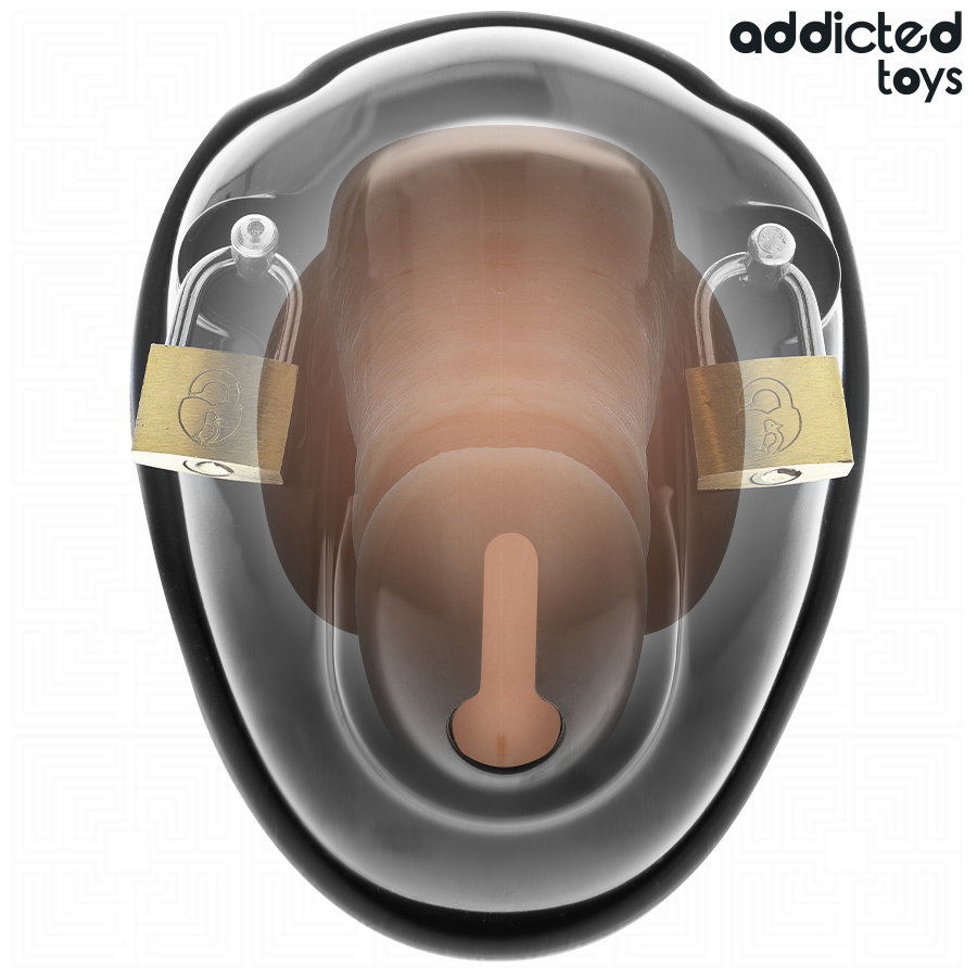 Cage de chasteté coquille verrouillable – ADDICTED TOYS LOCKED
