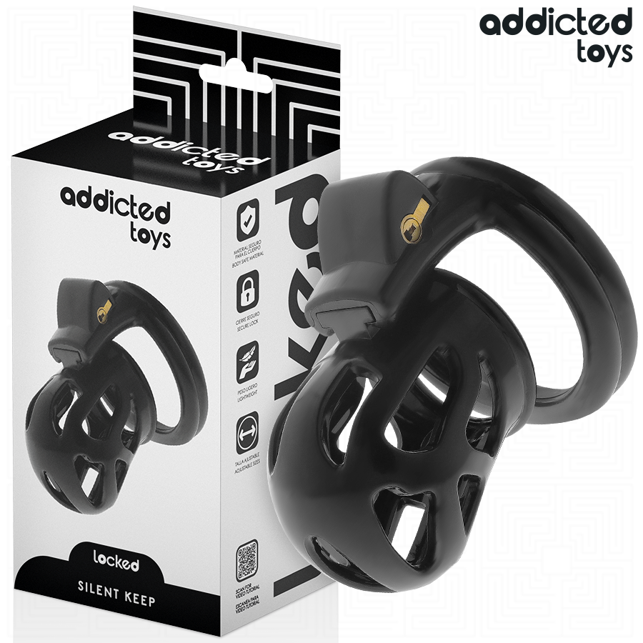 Cage de chasteté silencieuse 7,5 cm — ADDICTED TOYS LOCKED