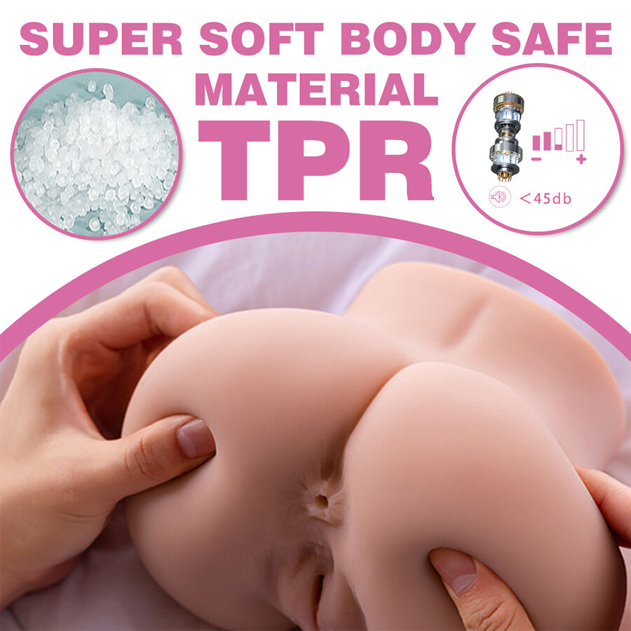 Masturbateur hyperréaliste double pénétration avec va-et-vient et vibrations — XISE