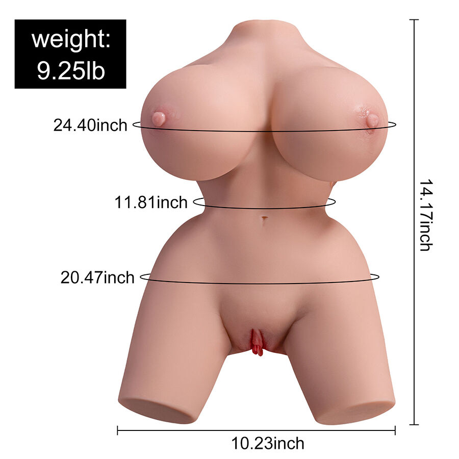 Torse féminin réaliste vibrant et à va-et-vient — XISE