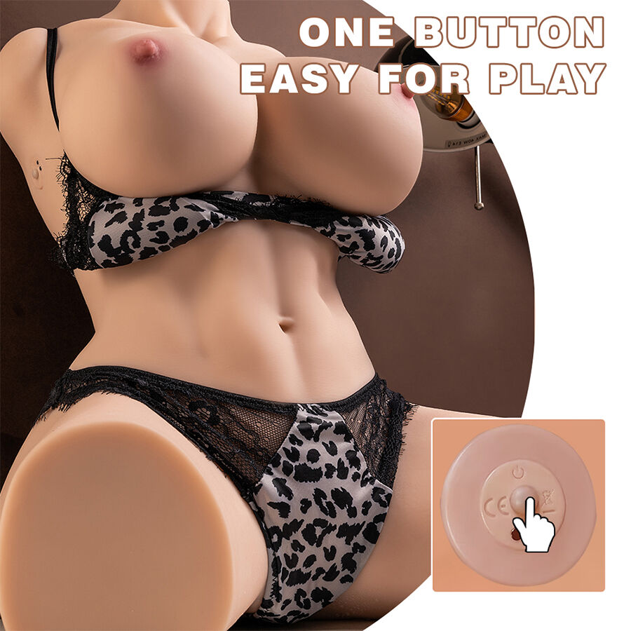 Torse féminin réaliste Muriel avec poussée et vibrations — XISE
