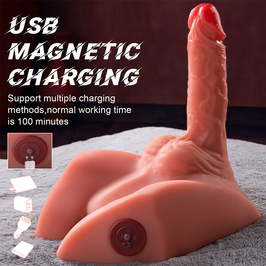 Masturbateur double stimulation réaliste avec poussée — XISE