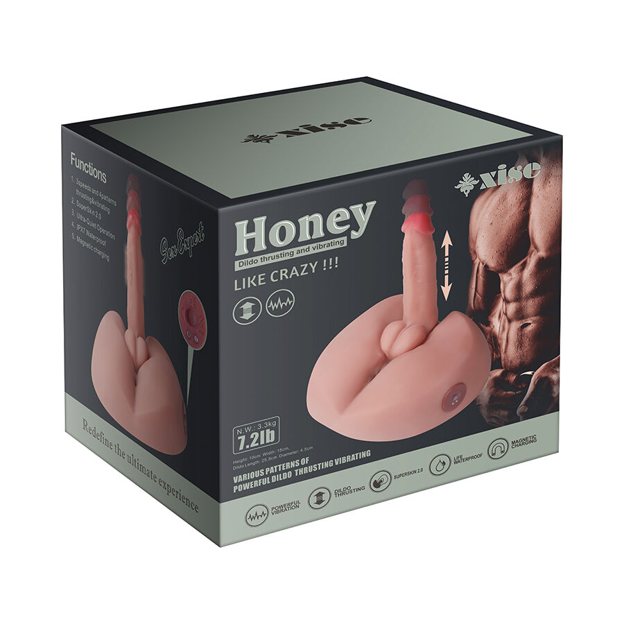 Vibrador realista com ventosa — XISE