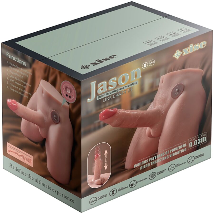 Gode réaliste à poussée et vibration — XISE