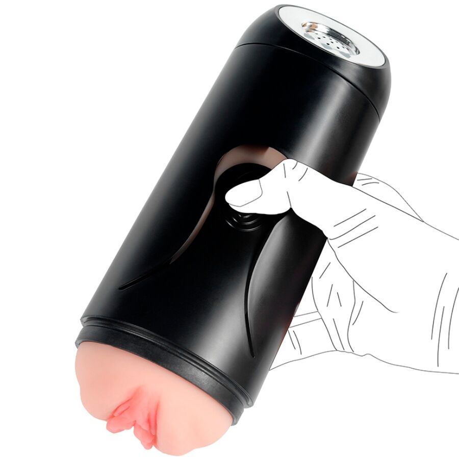 Masturbatore realistico vibrante — SHEQU