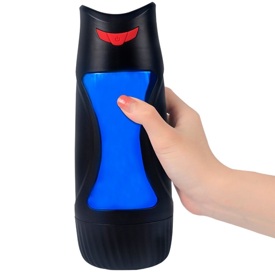 Masturbateur vaginal vibrant compressible avec étui — SHEQU