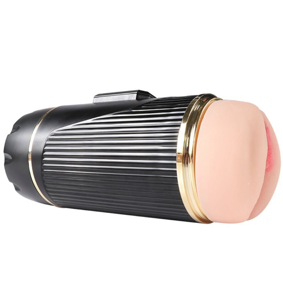 Masturbateur double stimulation bouche et vagin vibrant — SHEQU