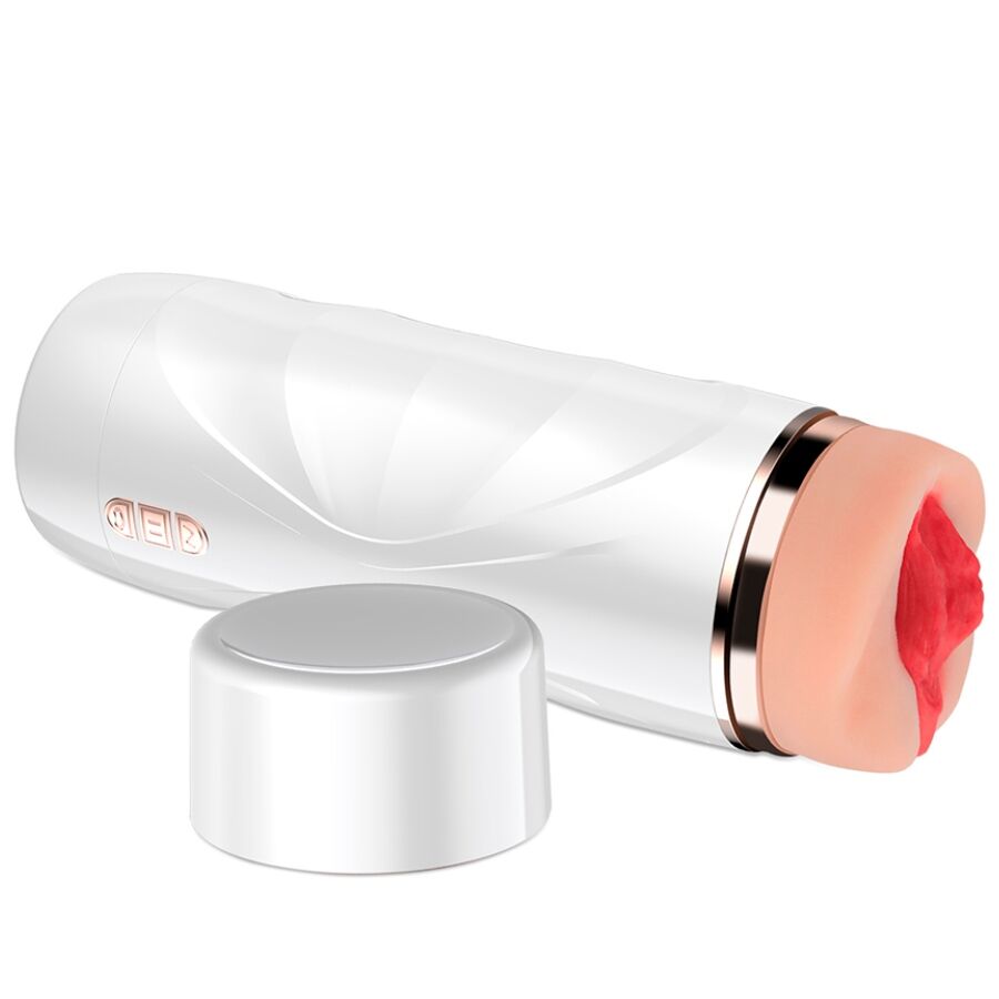 Masturbateur vibrant avec aspiration et texture réaliste — SHEQU