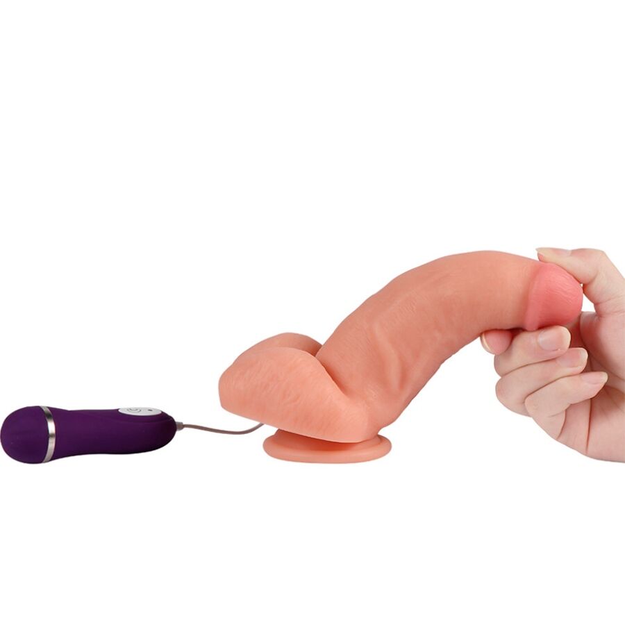 Dildo vibrant télécommandé Red Eagle 17 cm — SHEQU