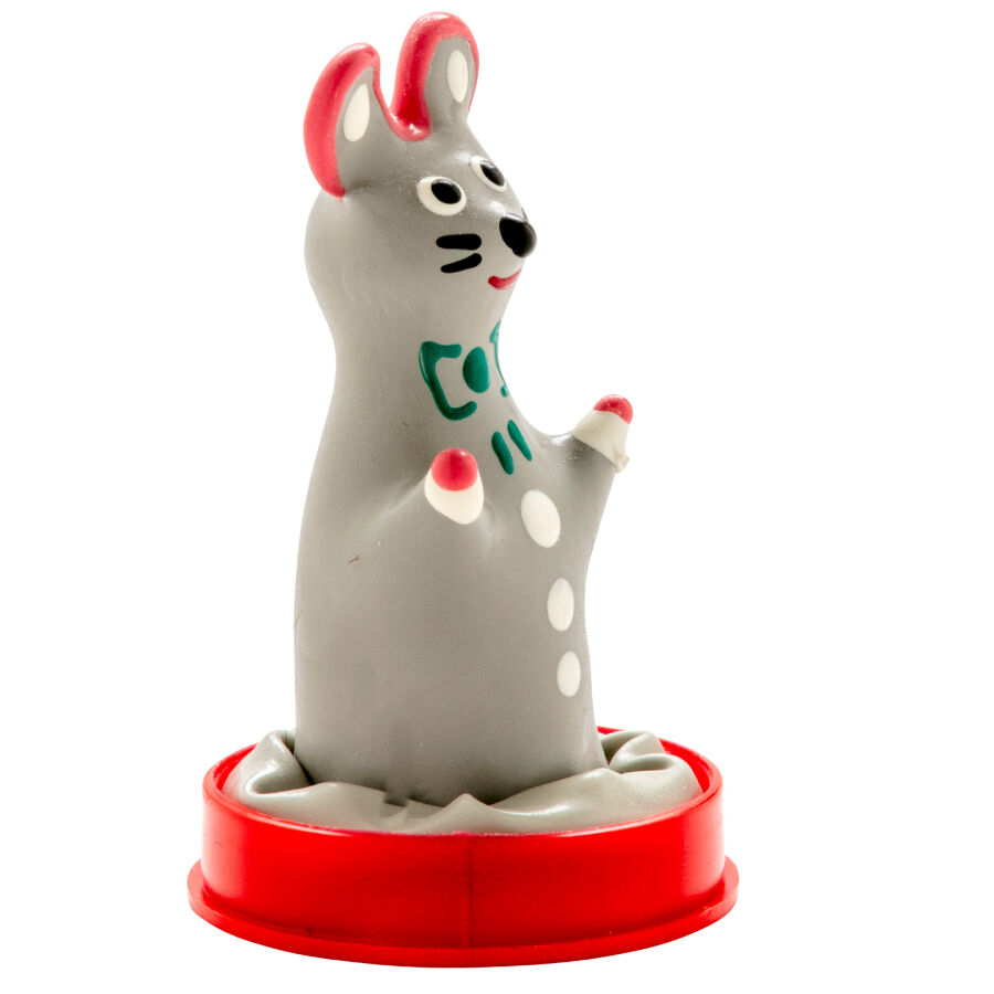 Préservatif fantaisie peint à la main modèle souris — CONDOMERIE