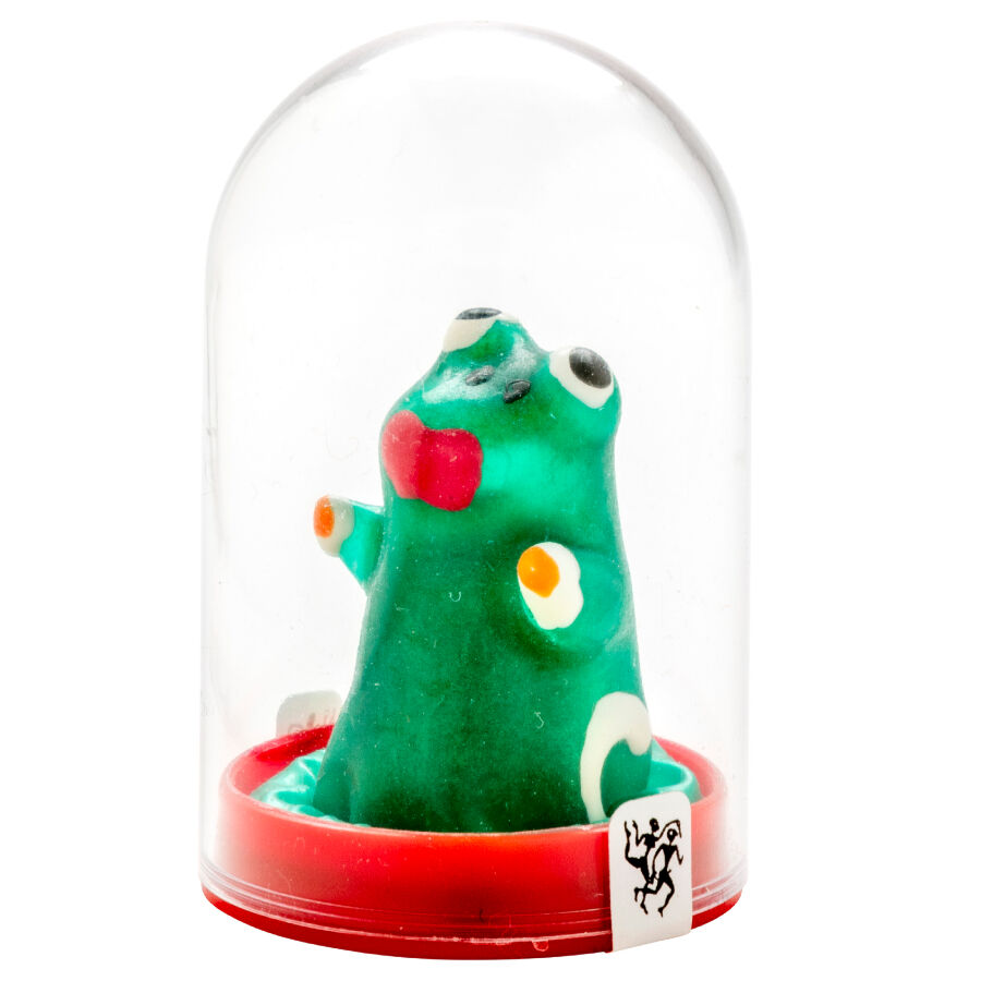Préservatif fantaisie peint à la main modèle grenouille — CONDOMERIE