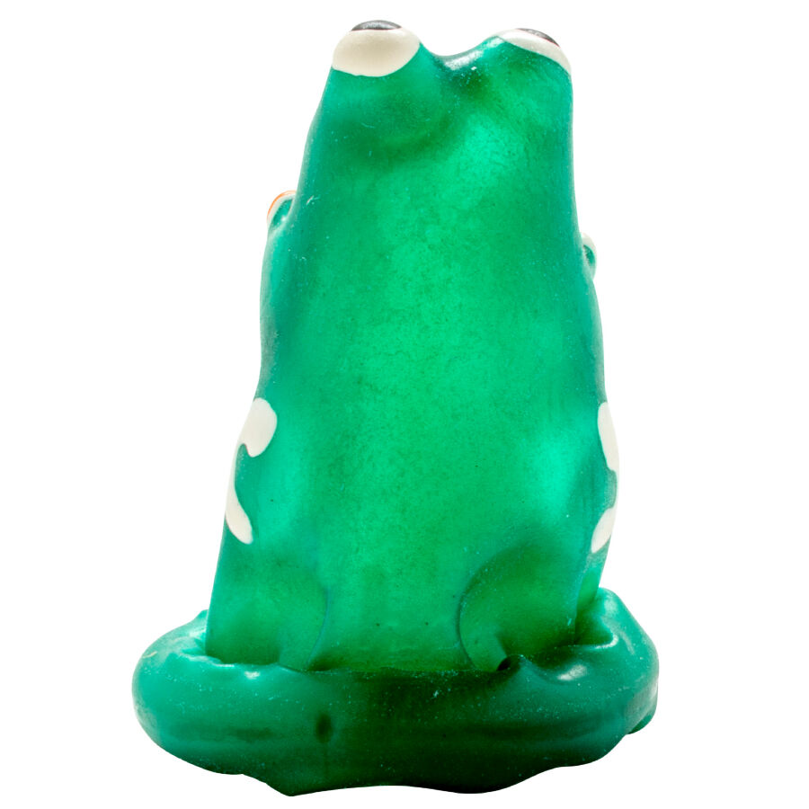 Preservativo de fantasia pintado à mão modelo rã — CONDOMERIE