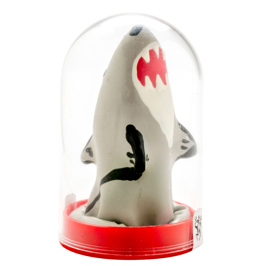 Préservatif fantaisie peint à la main motif requin — CONDOMERIE