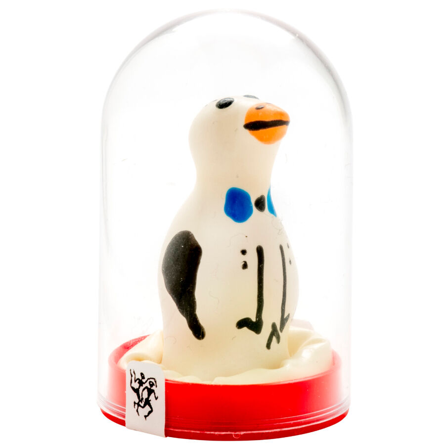 Préservatif fantaisie pingouin peint à la main — CONDOMERIE