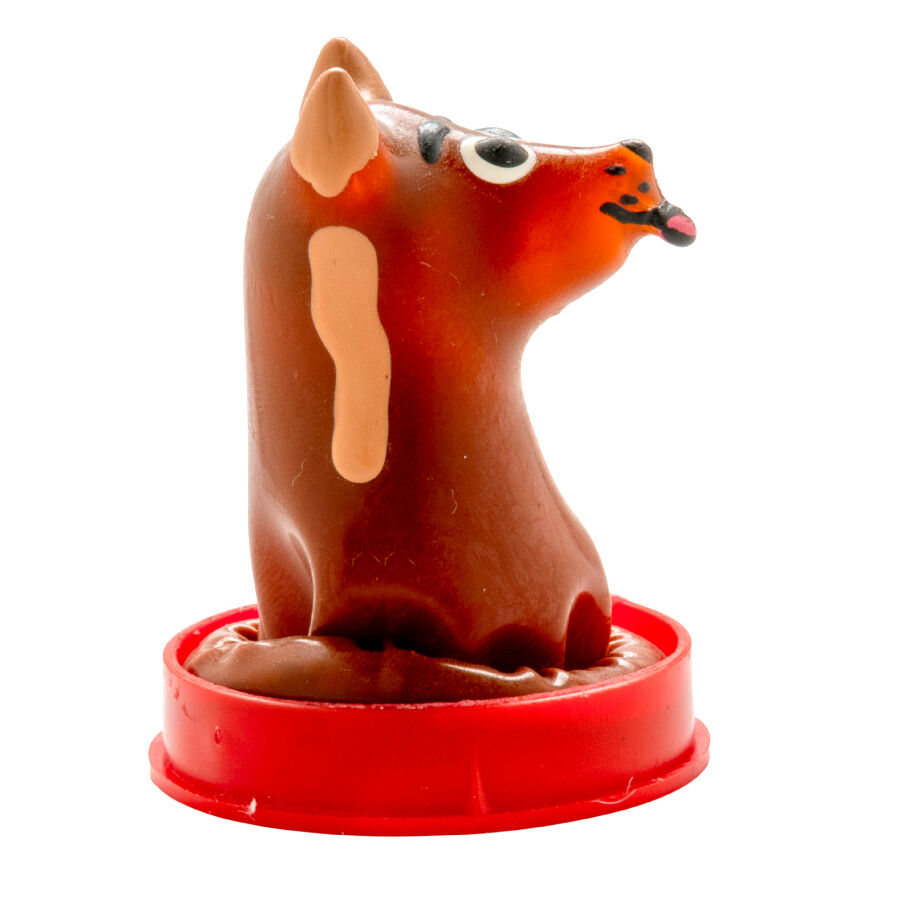 Préservatif fantaisie peint à la main en forme de chien — CONDOMERIE