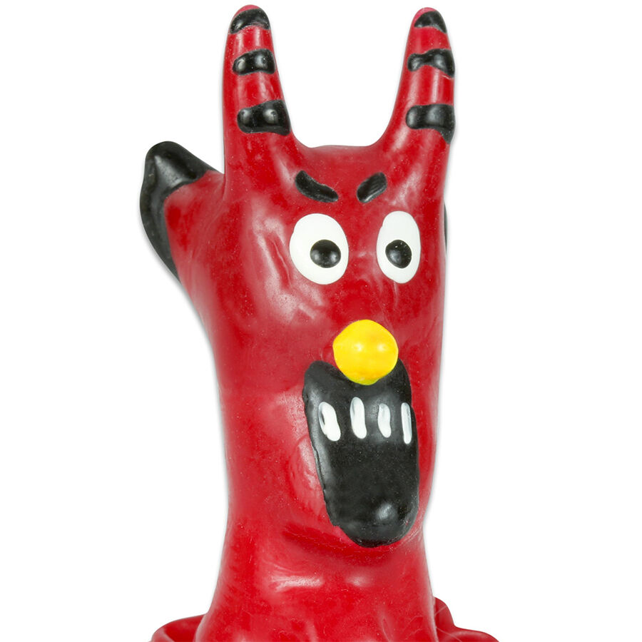 Préservatif fantaisie Red Devil peint à la main — CONDOMERIE