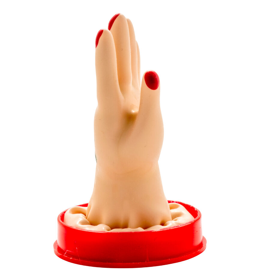 Préservatif fantaisie peint à la main modèle Main 1 — CONDOMERIE