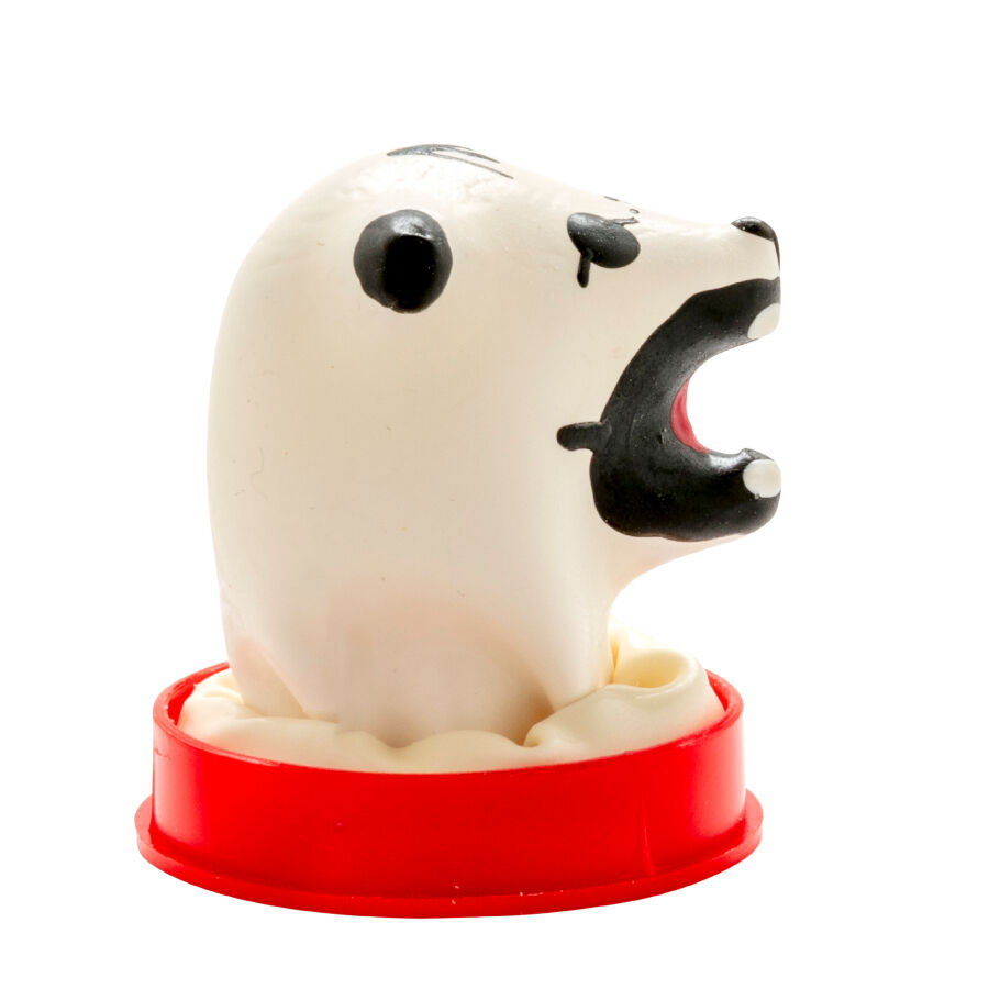 Hand-Painted Fantasy Condom, Polar Bear Design — CONDOMERIE