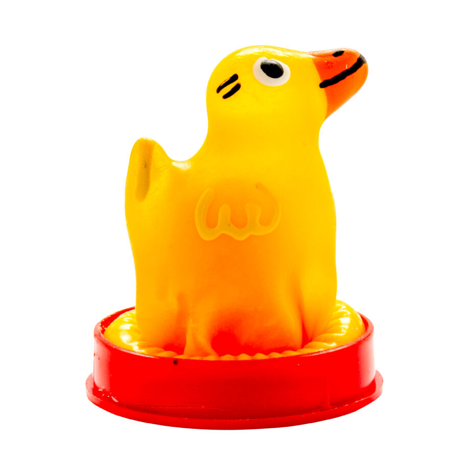 Préservatif fantaisie en forme de canard peint à la main — CONDOMERIE
