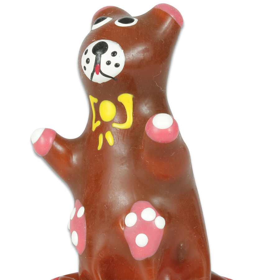 Preservativo artístico pintado à mão urso de pelúcia — CONDOMERIE