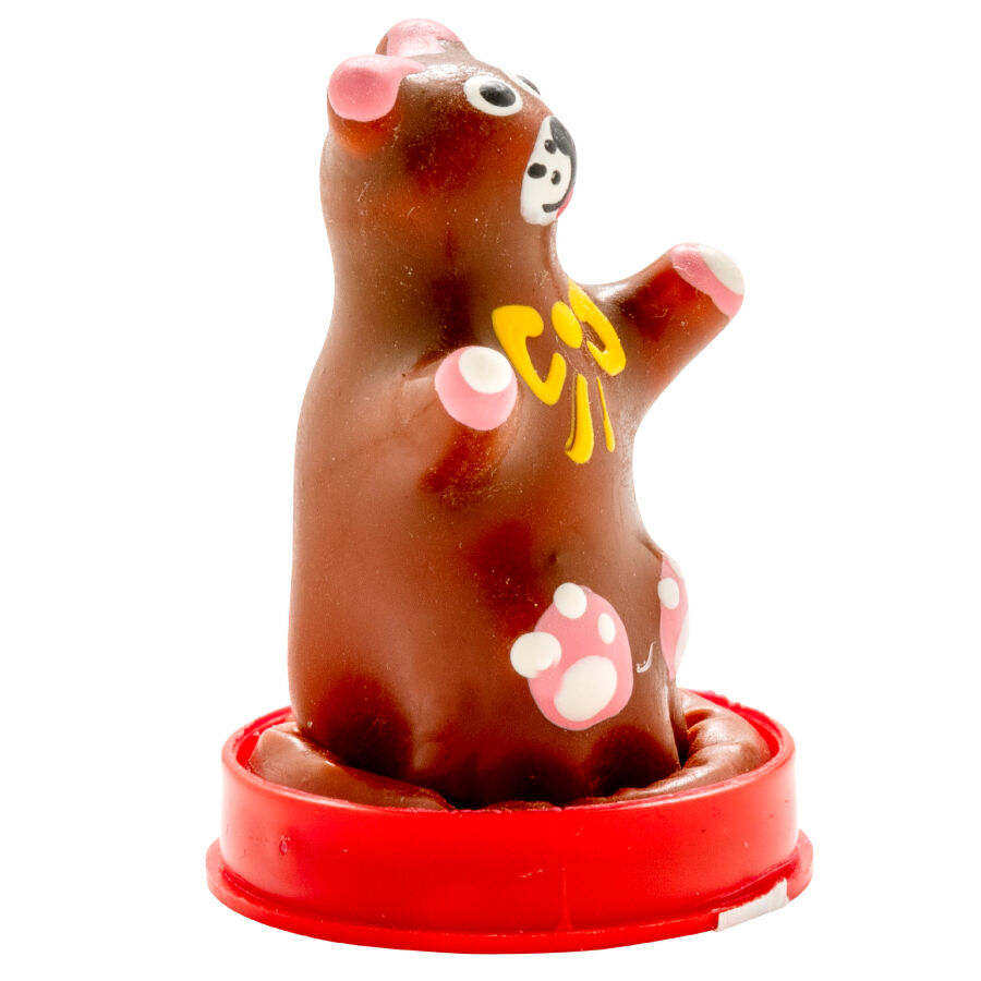 Preservativo artístico pintado à mão urso de pelúcia — CONDOMERIE