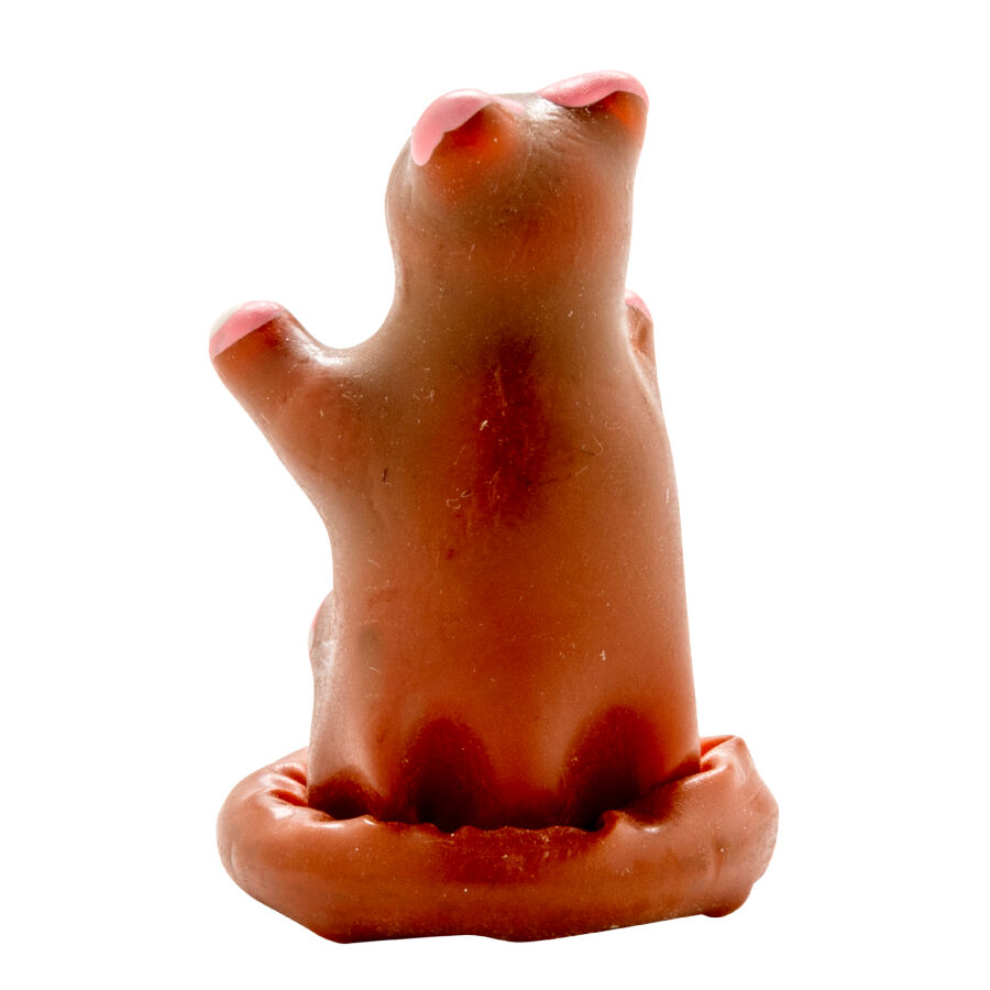 Preservativo artístico pintado à mão urso de pelúcia — CONDOMERIE