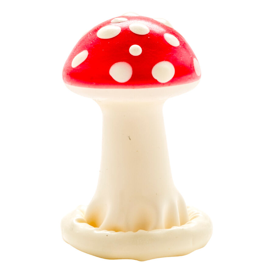 Préservatif fantaisie peint à la main motif champignon — CONDOMERIE