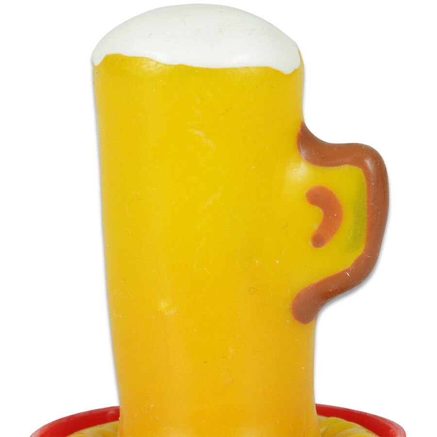 Handbemalter Bierglas-Kondom — CONDOMERIE