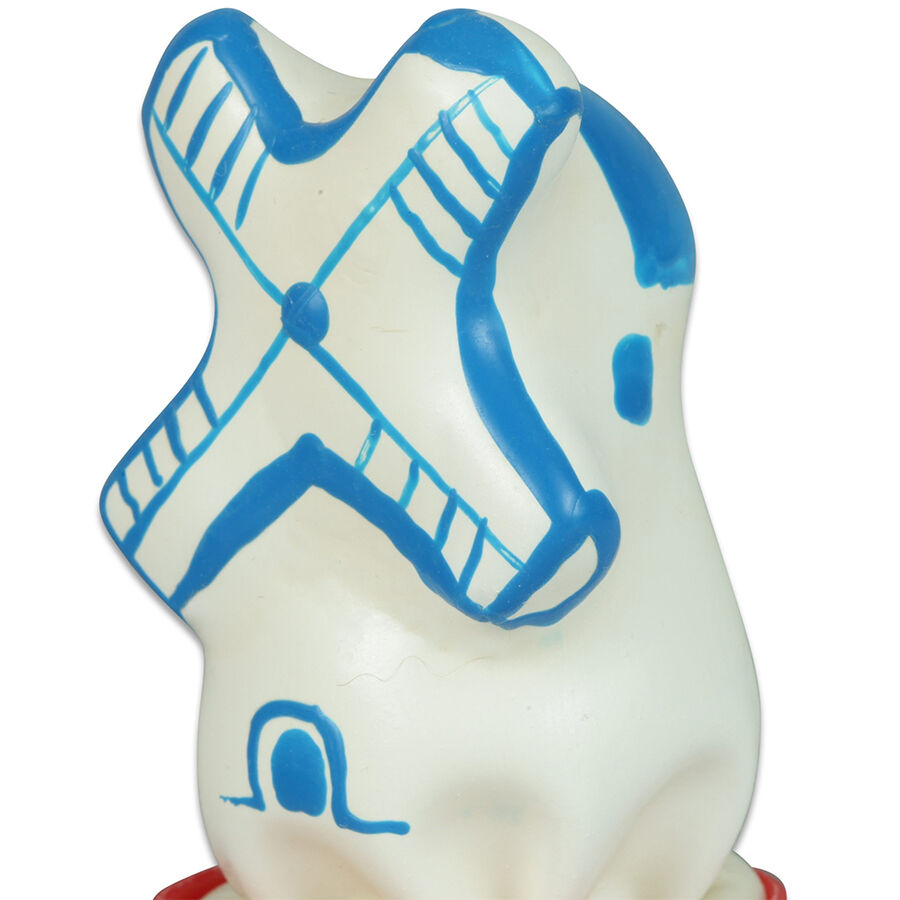 Hand-Painted Fantasy Condom, Windmill Design — CONDOMERIE