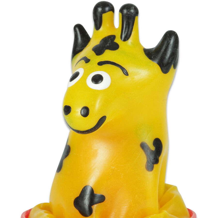 Préservatif fantaisie peint à la main motif girafe — CONDOMERIE