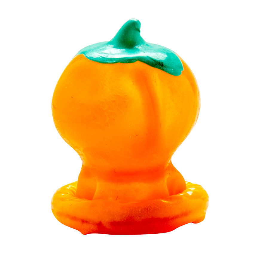 Préservatif fantaisie peint à la main motif citrouille — CONDOMERIE