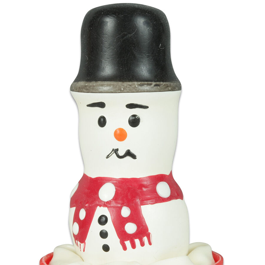 Hand-Painted Snowman-Themed Novelty Condom — CONDOMERIE