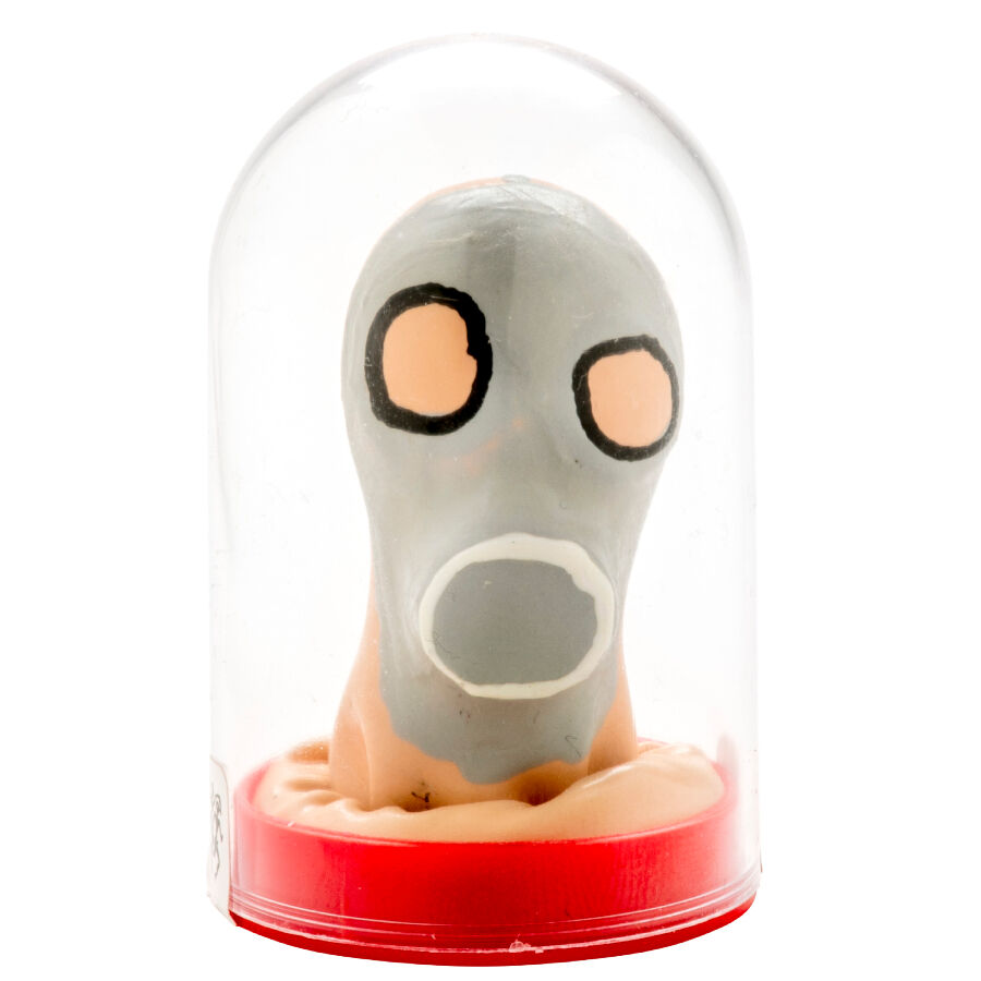 Préservatif fantaisie masque à gaz peint à la main — CONDOMERIE