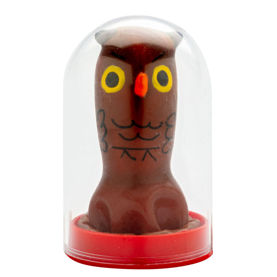 Préservatif fantaisie peint à la main motif hibou — CONDOMERIE