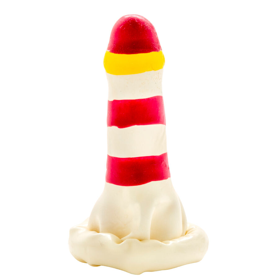Preservativo artístico pintado a mano faro — CONDOMERIE