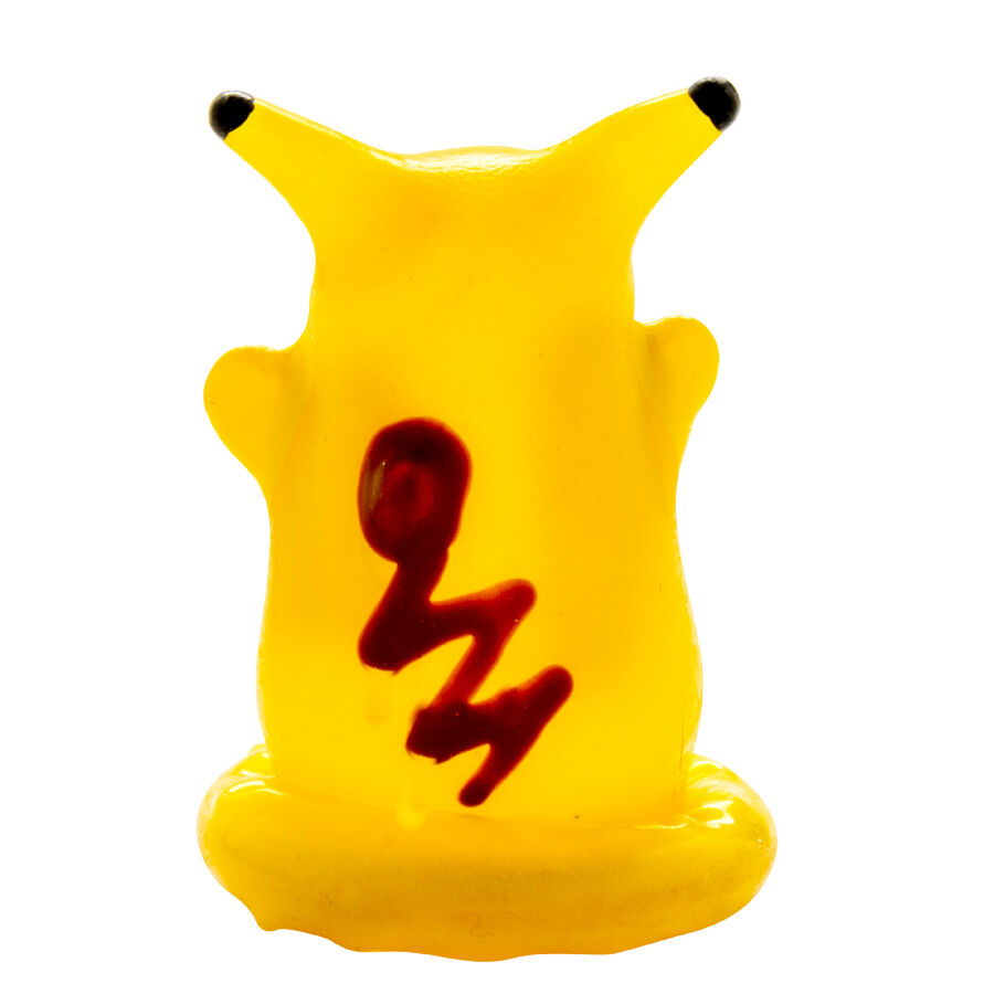 Preservativo artístico pintado a mano con motivo ratón amarillo — CONDOMERIE