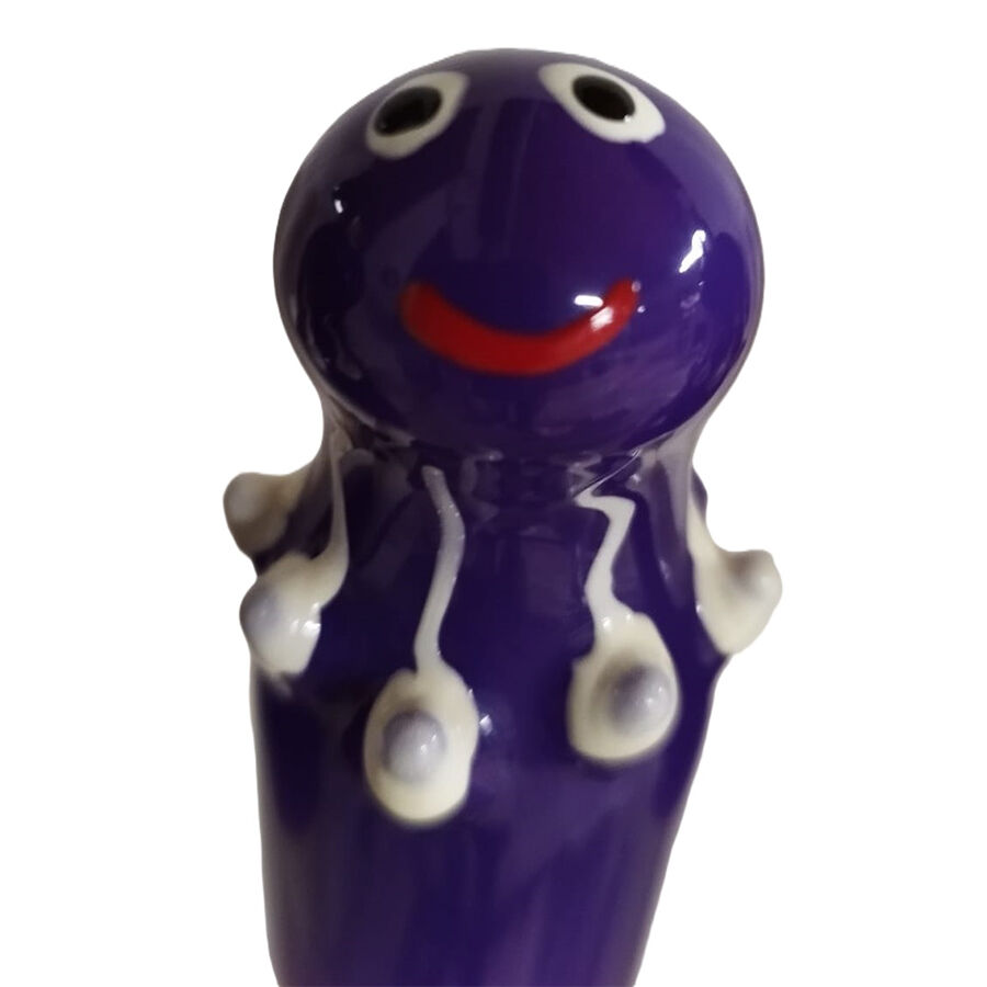 Préservatif fantaisie peint à la main Octopus violet — CONDOMERIE