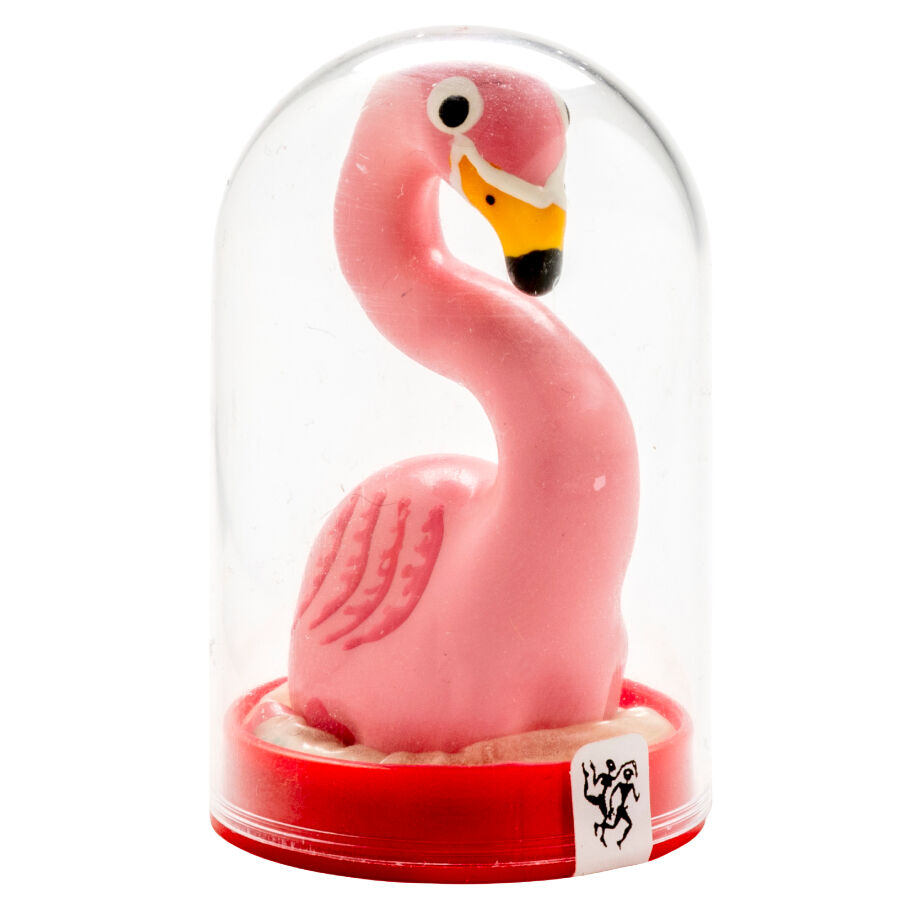 Préservatif fantaisie peint à la main rose flamant — CONDOMERIE