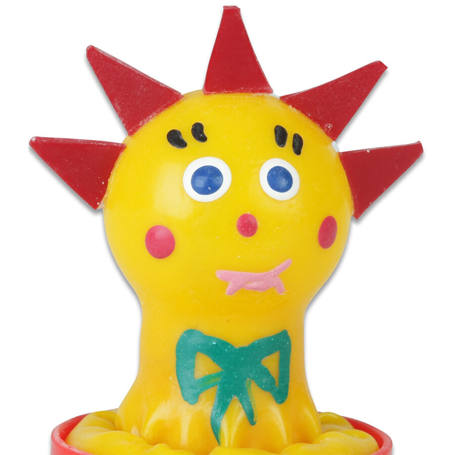 Préservatif fantaisie peint à la main motif Soleil — CONDOMERIE