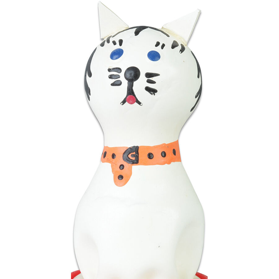 Préservatif fantaisie peint à la main – chat blanc — CONDOMERIE