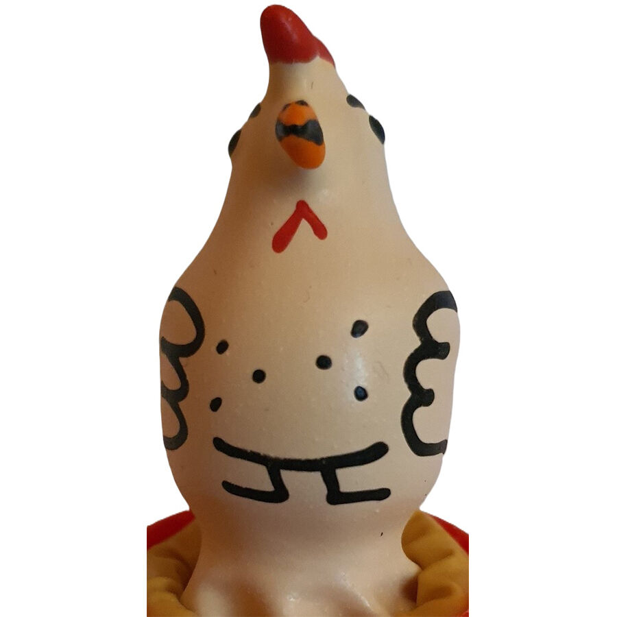 Preservativo di fantasia dipinto a mano con motivo gallo — CONDOMERIE