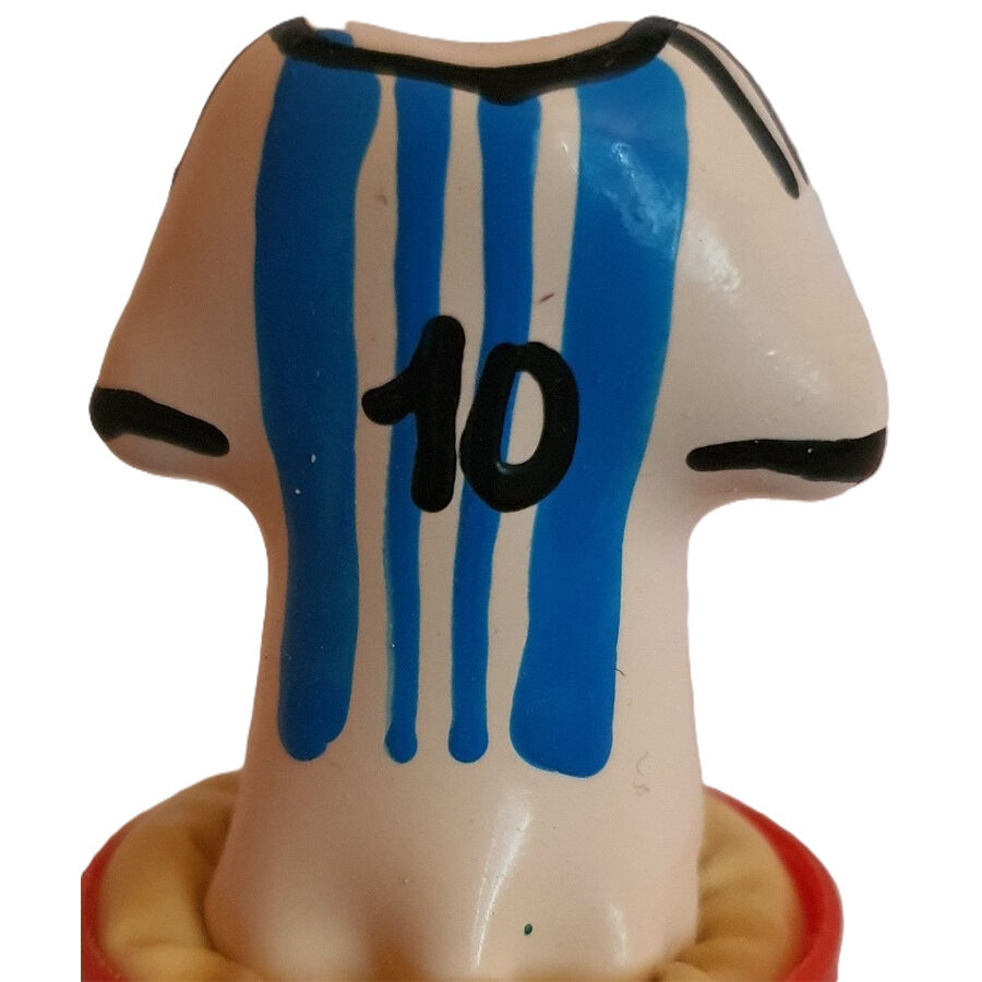 Préservatif fantaisie peint à la main Chemise Messi n°10 — CONDOMERIE