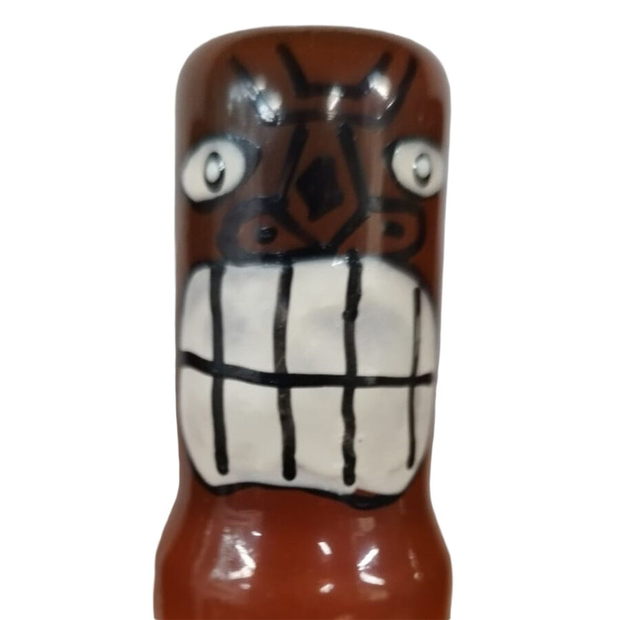 Préservatif fantaisie peint à la main Tiki Totem — CONDOMERIE