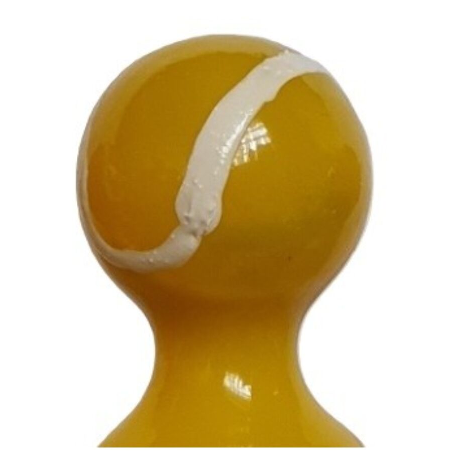 Préservatif fantaisie peint à la main motif balle de tennis — CONDOMERIE